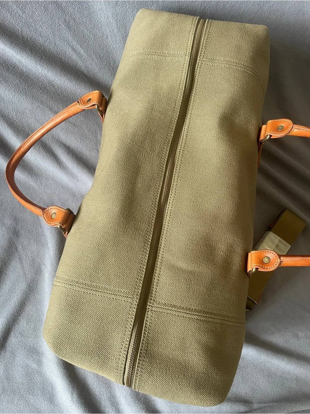 Mark & Graham Canvas and Leather Weekender Bag
